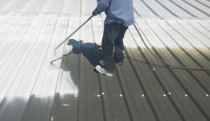 Usage of elastomeric roof coatings