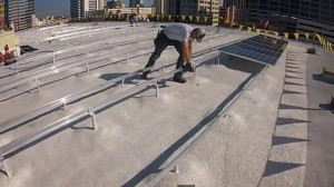 Making roof repairs